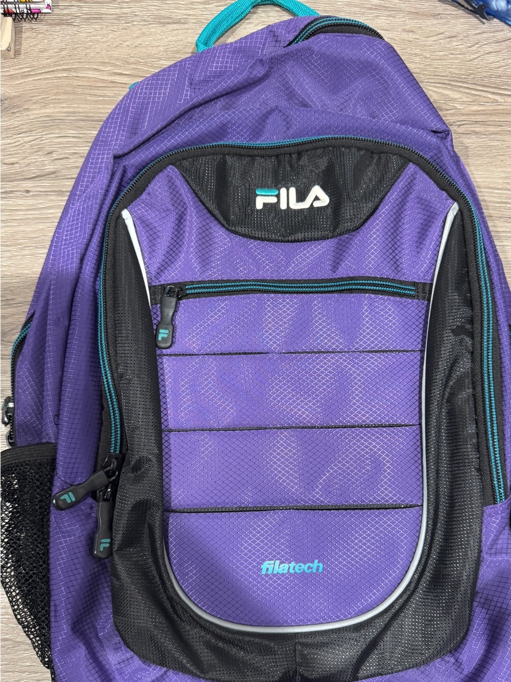 FILA Like New Purple & Teal Tech Backpack